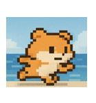 海のピクセルハムスター@SFW（個別スタンプ：29）