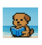 海のピクセルイヌ@SFW（個別スタンプ：27）
