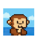 海のピクセルサル@SFW（個別スタンプ：4）