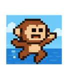 海のピクセルサル@SFW（個別スタンプ：27）