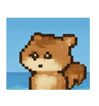 海のピクセルリス@SFW（個別スタンプ：19）