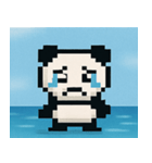 海のピクセルパンダ@SFW（個別スタンプ：5）