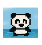 海のピクセルパンダ@SFW（個別スタンプ：6）