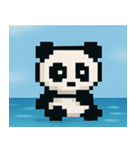 海のピクセルパンダ@SFW（個別スタンプ：7）