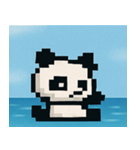 海のピクセルパンダ@SFW（個別スタンプ：8）