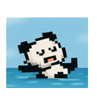海のピクセルパンダ@SFW（個別スタンプ：12）