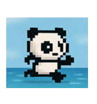 海のピクセルパンダ@SFW（個別スタンプ：13）