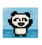海のピクセルパンダ@SFW（個別スタンプ：17）