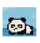 海のピクセルパンダ@SFW（個別スタンプ：18）
