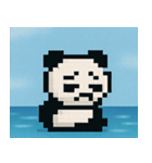 海のピクセルパンダ@SFW（個別スタンプ：19）