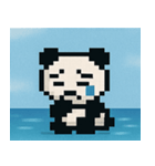 海のピクセルパンダ@SFW（個別スタンプ：22）