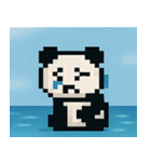 海のピクセルパンダ@SFW（個別スタンプ：23）