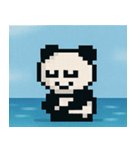 海のピクセルパンダ@SFW（個別スタンプ：28）