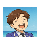 海の男性アイドル@SFW（個別スタンプ：2）