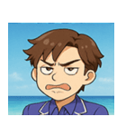 海の男性アイドル@SFW（個別スタンプ：5）