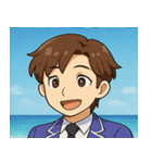 海の男性アイドル@SFW（個別スタンプ：6）