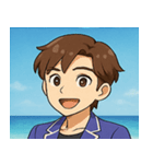 海の男性アイドル@SFW（個別スタンプ：7）