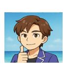 海の男性アイドル@SFW（個別スタンプ：11）