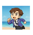 海の男性アイドル@SFW（個別スタンプ：13）