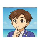 海の男性アイドル@SFW（個別スタンプ：15）