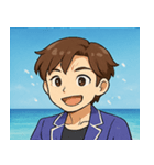 海の男性アイドル@SFW（個別スタンプ：16）