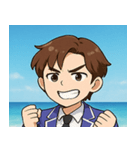 海の男性アイドル@SFW（個別スタンプ：17）