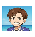 海の男性アイドル@SFW（個別スタンプ：18）