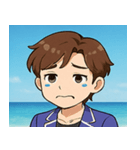 海の男性アイドル@SFW（個別スタンプ：19）