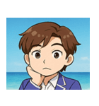 海の男性アイドル@SFW（個別スタンプ：20）