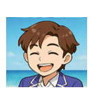 海の男性アイドル@SFW（個別スタンプ：22）