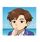 海の男性アイドル@SFW（個別スタンプ：23）