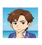 海の男性アイドル@SFW（個別スタンプ：24）