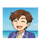 海の男性アイドル@SFW（個別スタンプ：25）