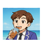 海の男性アイドル@SFW（個別スタンプ：30）
