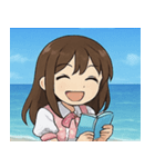 海の女性アイドル@SFW（個別スタンプ：12）