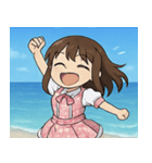 海の女性アイドル@SFW（個別スタンプ：13）