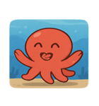 海のタコ@SFW（個別スタンプ：10）
