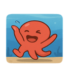 海のタコ@SFW（個別スタンプ：11）