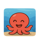 海のタコ@SFW（個別スタンプ：22）