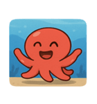 海のタコ@SFW（個別スタンプ：26）