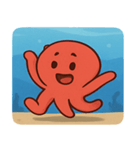 海のタコ@SFW（個別スタンプ：27）
