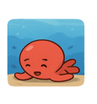 海のタコ@SFW（個別スタンプ：28）