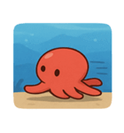 海のタコ@SFW（個別スタンプ：29）