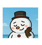 海の雪だるま@SFW（個別スタンプ：7）