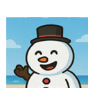 海の雪だるま@SFW（個別スタンプ：9）