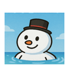 海の雪だるま@SFW（個別スタンプ：14）