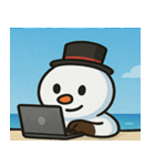 海の雪だるま@SFW（個別スタンプ：15）