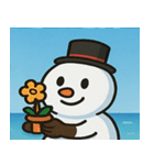 海の雪だるま@SFW（個別スタンプ：16）