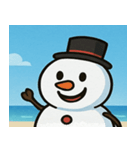 海の雪だるま@SFW（個別スタンプ：17）