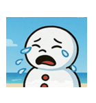 海の雪だるま@SFW（個別スタンプ：21）